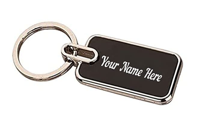 Personalised Metal Key Chain with Name engraved